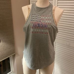 𝅺ADIDAS Top, Size S, Gray